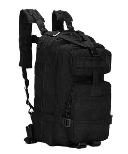 Military Canvas Backpack TR171 BLACK